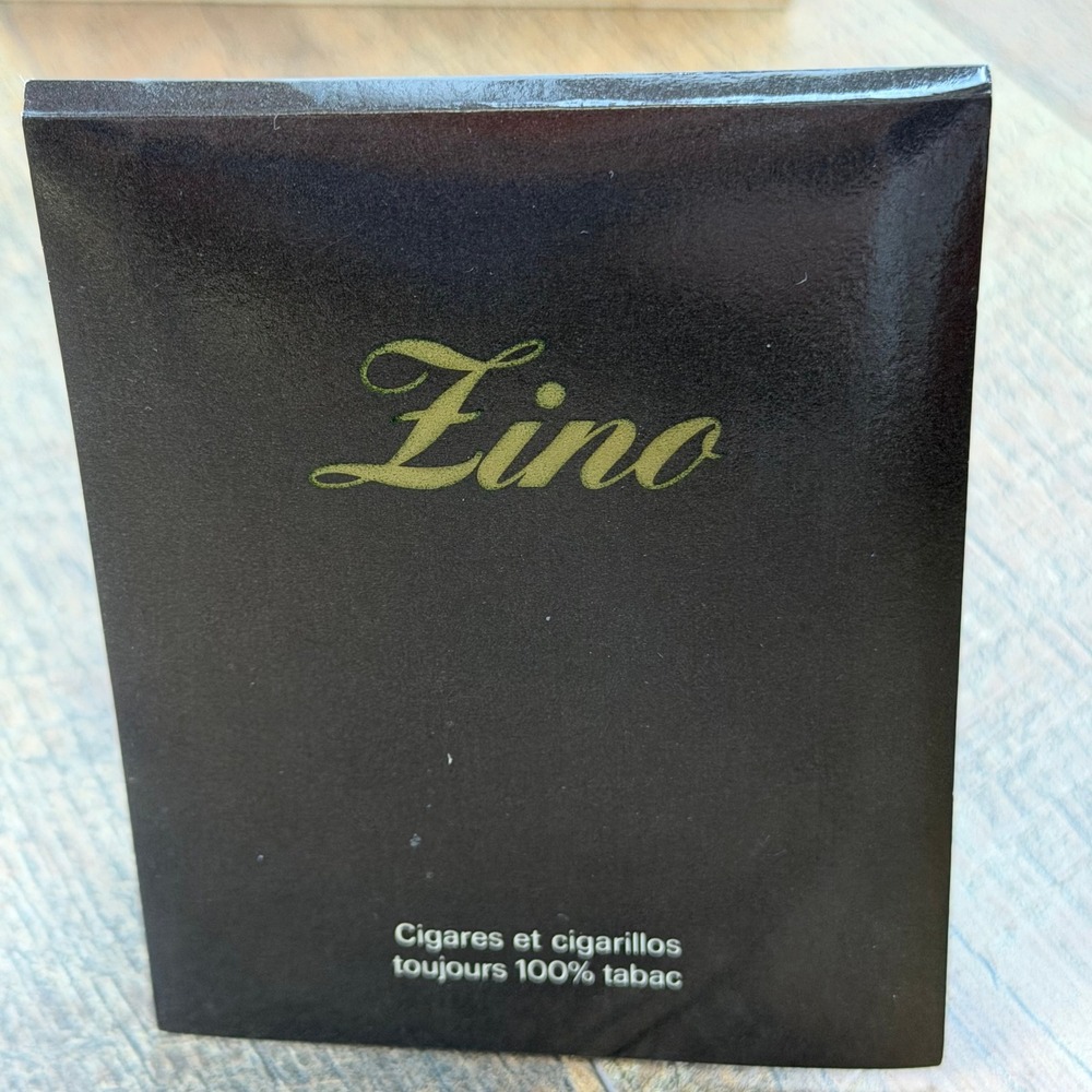 Zino Davidoff Vintage Cigar Matchbook Handwritten French Quote‎ Full Matches